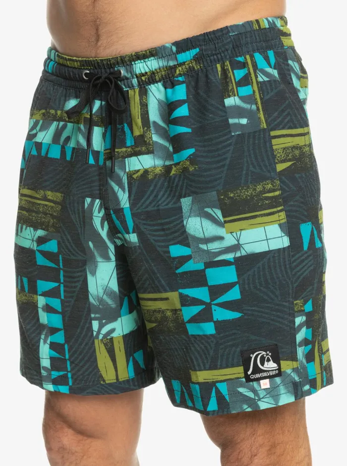 Men Quiksilver Boardshorts Gregg Kaplan OG Arch Blank Canvas Vl 17034 Volleys Black Men Quiksilver Boardshorts Gregg Kaplan OG Arch Blank Canvas Vl 17034 Volleys Black