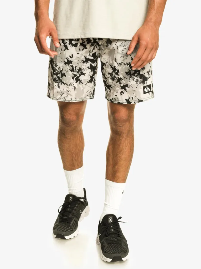 Men Quiksilver Boardshorts Omni 17034 Training Shorts Grey Violet Men Quiksilver Boardshorts Omni 17034 Training Shorts Grey Violet