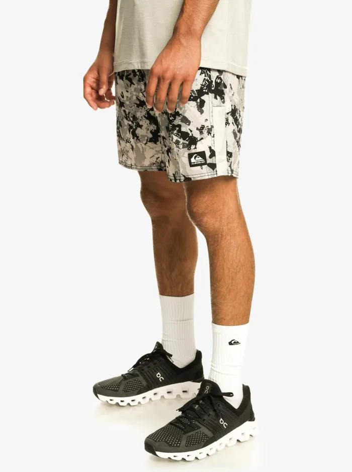 Men Quiksilver Boardshorts Omni 17034 Training Shorts Grey Violet Men Quiksilver Boardshorts Omni 17034 Training Shorts Grey Violet