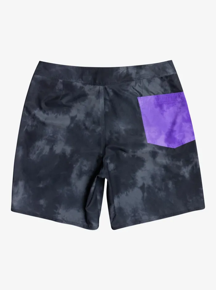 Men Quiksilver Boardshorts SurfSilk Acid Wash 18034 Boardshorts Black Men Quiksilver Boardshorts SurfSilk Acid Wash 18034 Boardshorts Black