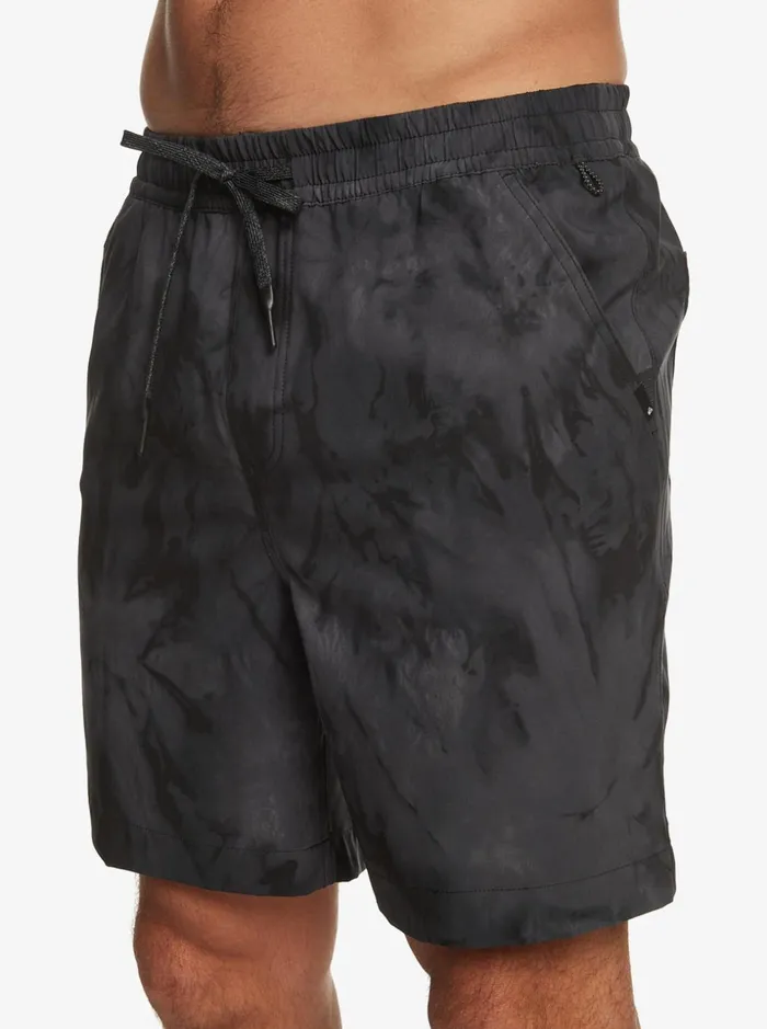Men Quiksilver Boardshorts Taxer Print 18034 Amphibian Boardshorts Black Men Quiksilver Boardshorts Taxer Print 18034 Amphibian Boardshorts Black