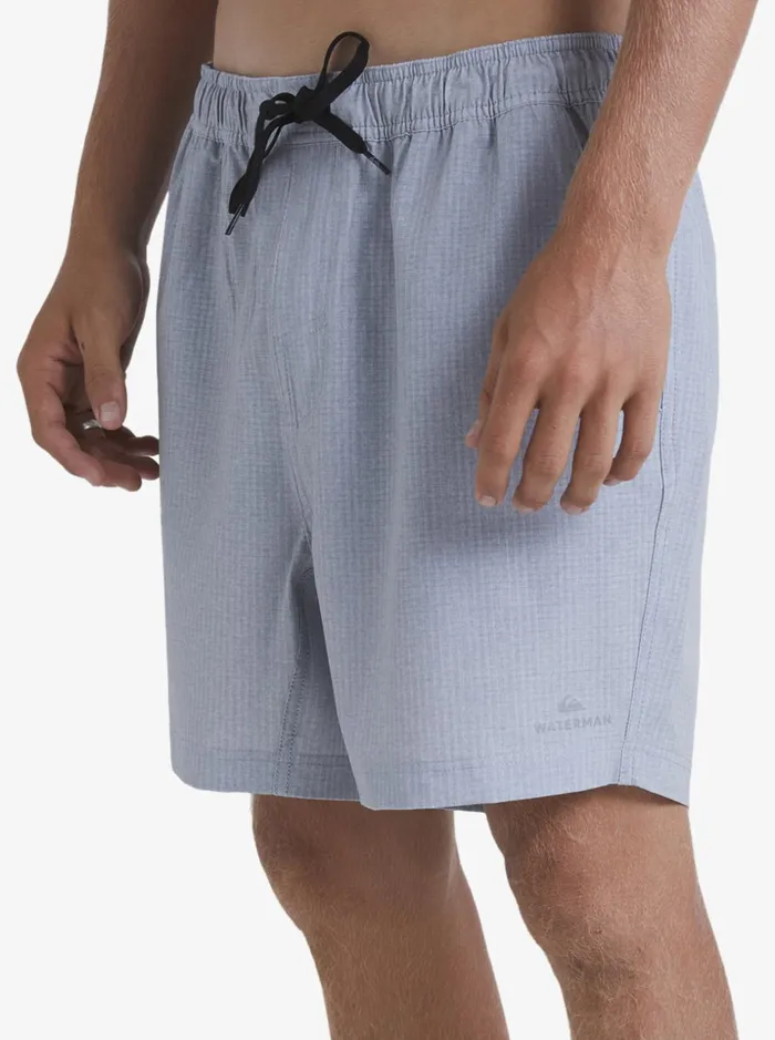 Men Quiksilver Boardshorts Waterman After Surf Stretch 20034 Amphibian Boardshorts Light Grey Heather Men Quiksilver Boardshorts Waterman After Surf Stretch 20034 Amphibian Boardshorts Light Grey Heather