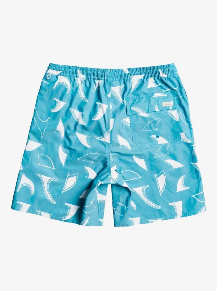 Men Quiksilver Boardshorts Waterman The Deck 18034 Volleys Deck Print Blue Danube Men Quiksilver Boardshorts Waterman The Deck 18034 Volleys Deck Print Blue Danube
