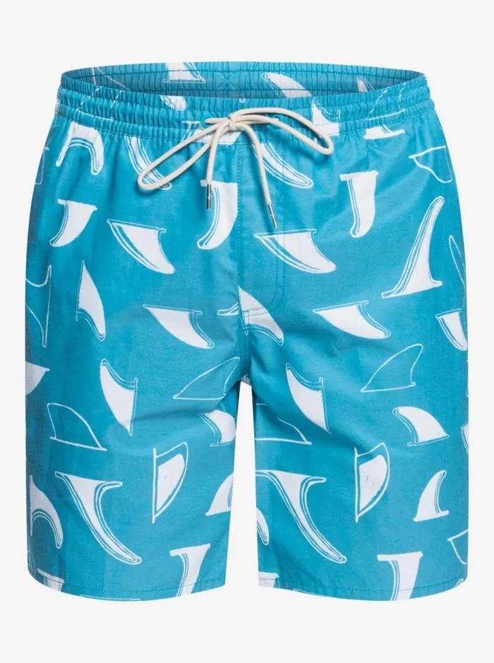 Men Quiksilver Boardshorts Waterman The Deck 18034 Volleys Deck Print Blue Danube Men Quiksilver Boardshorts Waterman The Deck 18034 Volleys Deck Print Blue Danube