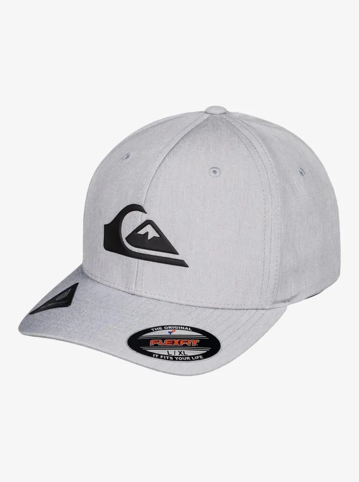 Men Quiksilver Hats Amped Up Flexifit Hat Sleet Heather