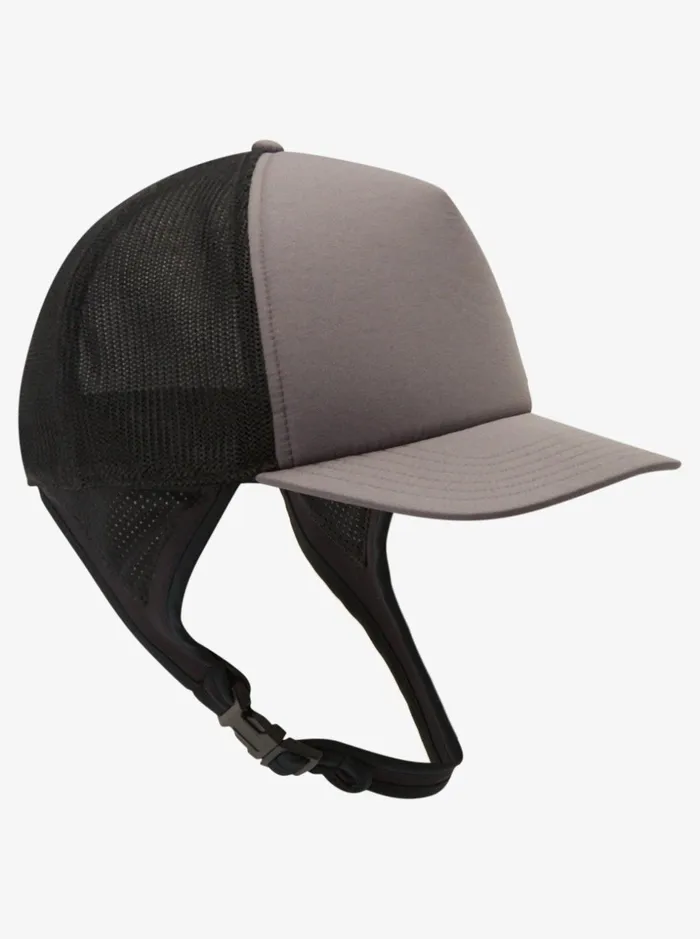 Men Quiksilver Hats Boardmaster Surf Trucker Hat Sleet Men Quiksilver Hats Boardmaster Surf Trucker Hat Sleet