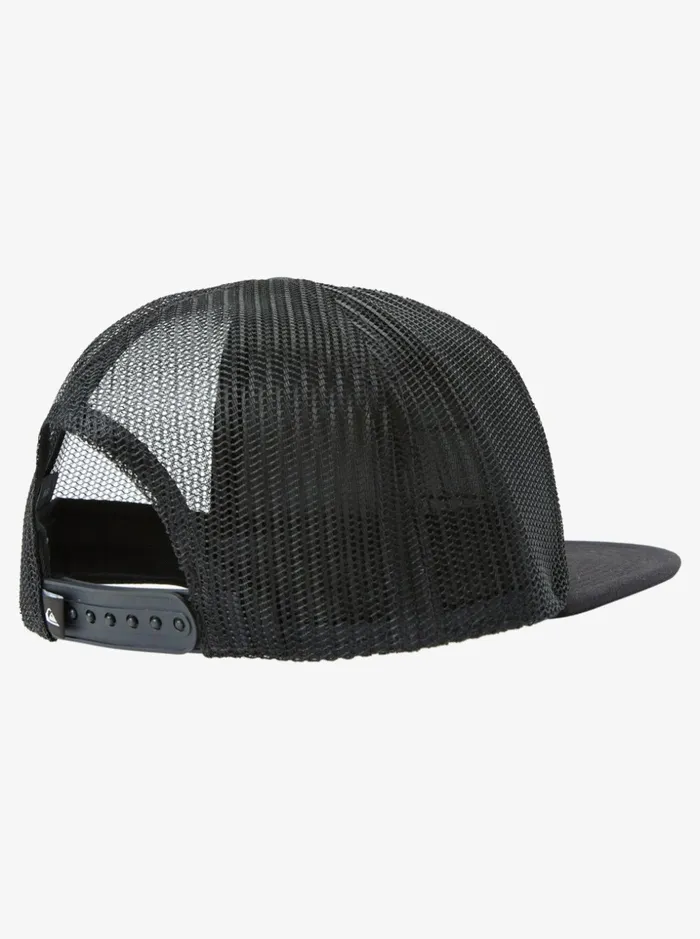 Men Quiksilver Hats Omnipotent Snapback Hat Black Men Quiksilver Hats Omnipotent Snapback Hat Black