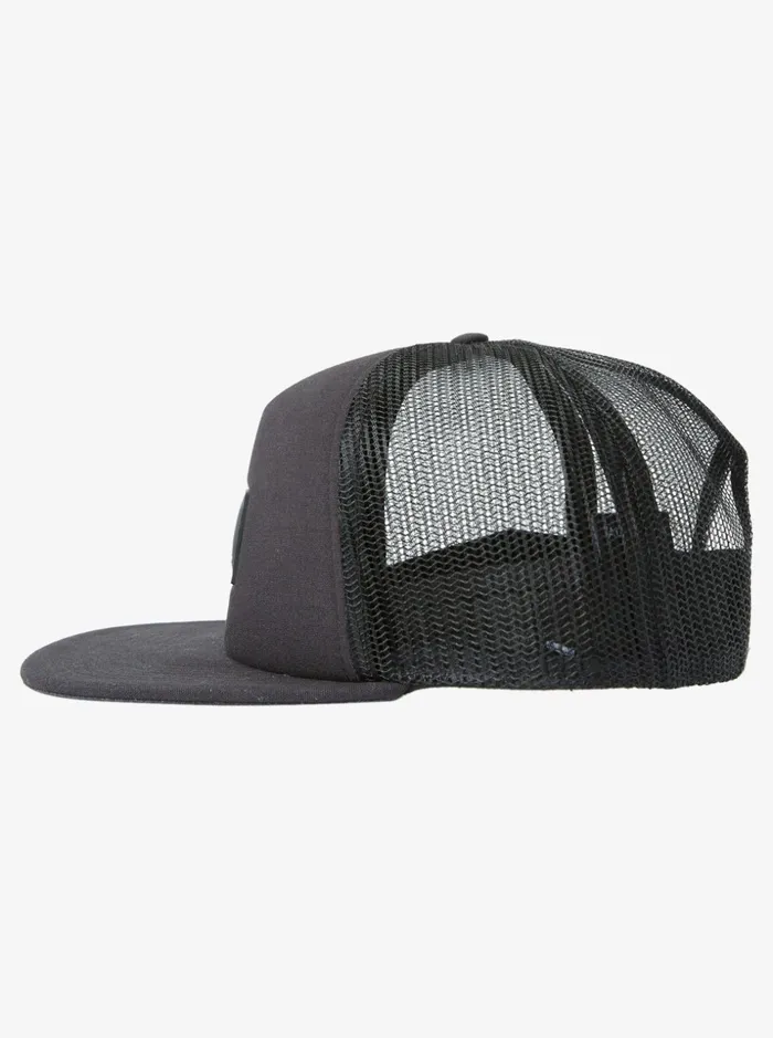 Men Quiksilver Hats Omnipotent Snapback Hat Black Men Quiksilver Hats Omnipotent Snapback Hat Black