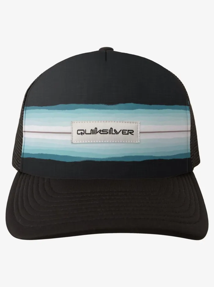 Men Quiksilver Hats Pidgeon Chicken Trucker Hat Blackblue Men Quiksilver Hats Pidgeon Chicken Trucker Hat Blackblue