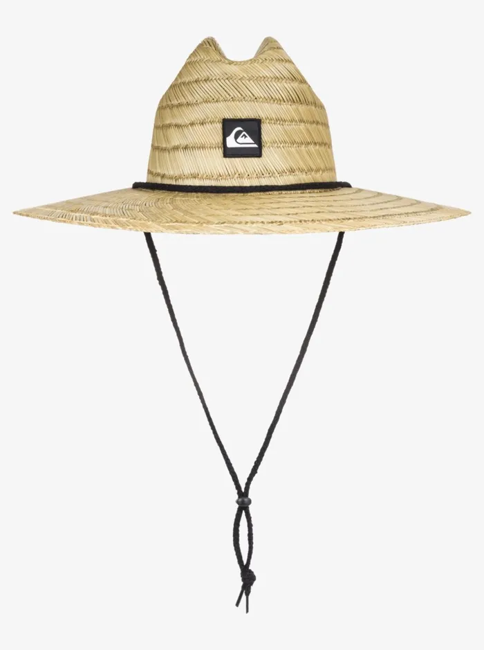 Men Quiksilver Hats Pierside Straw Lifeguard Hat Natural