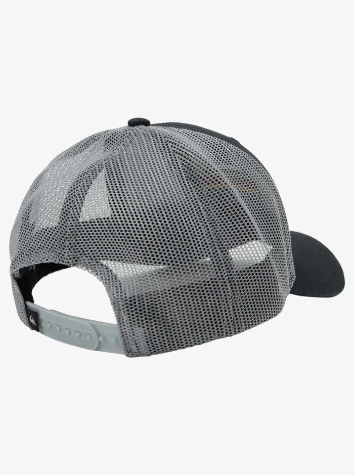 Men Quiksilver Hats Stringer Trucker Hat Black Men Quiksilver Hats Stringer Trucker Hat Black