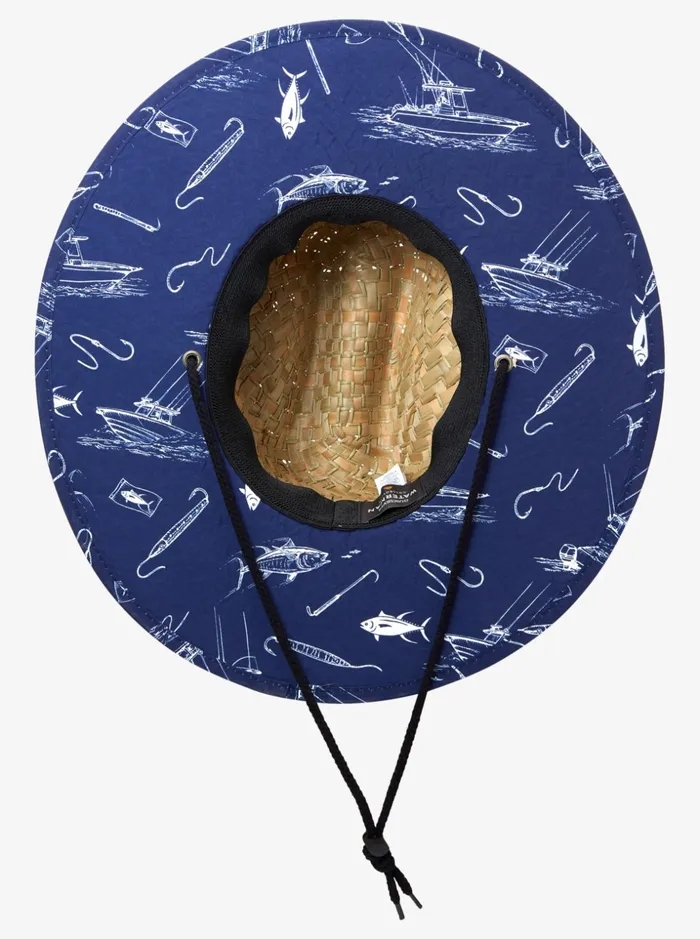 Men Quiksilver Hats Waterman Outsider Straw Lifeguard Hat Medieval Blue Line Spinner Men Quiksilver Hats Waterman Outsider Straw Lifeguard Hat Medieval Blue Line Spinner