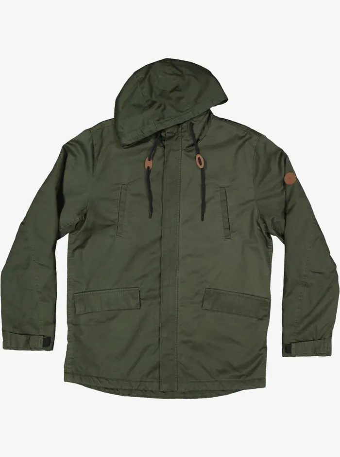 Men Quiksilver Jackets Parka Days Jacket Thyme