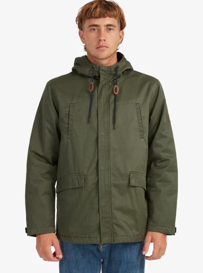 Men Quiksilver Jackets Parka Days Jacket Thyme Men Quiksilver Jackets Parka Days Jacket Thyme