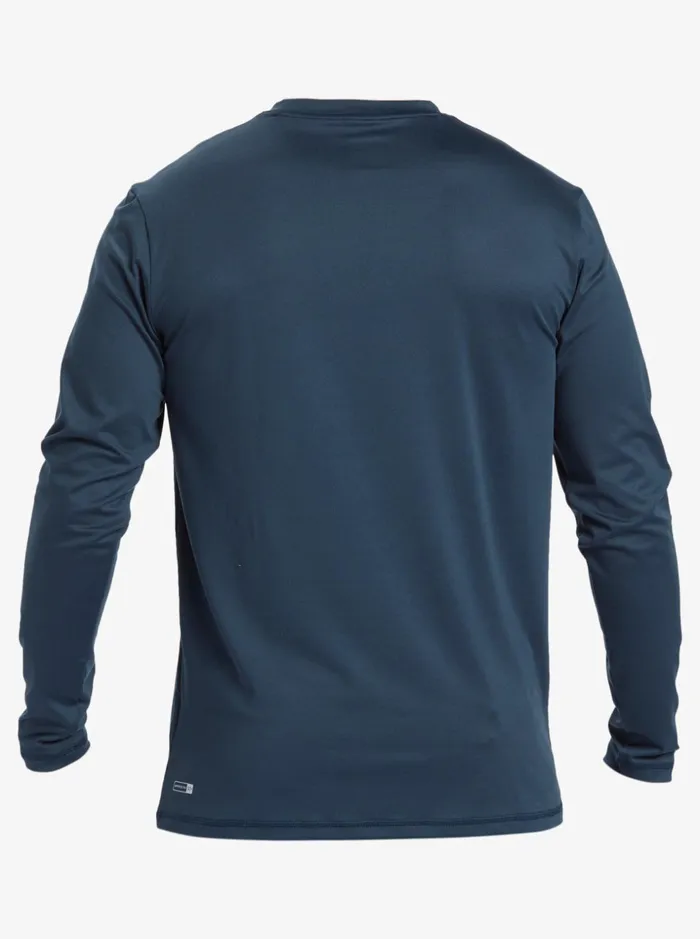Men Quiksilver Rashguards Omni Session Long Sleeve Upf 50 Surf TShirt Midnight Navy Men Quiksilver Rashguards Omni Session Long Sleeve Upf 50 Surf TShirt Midnight Navy