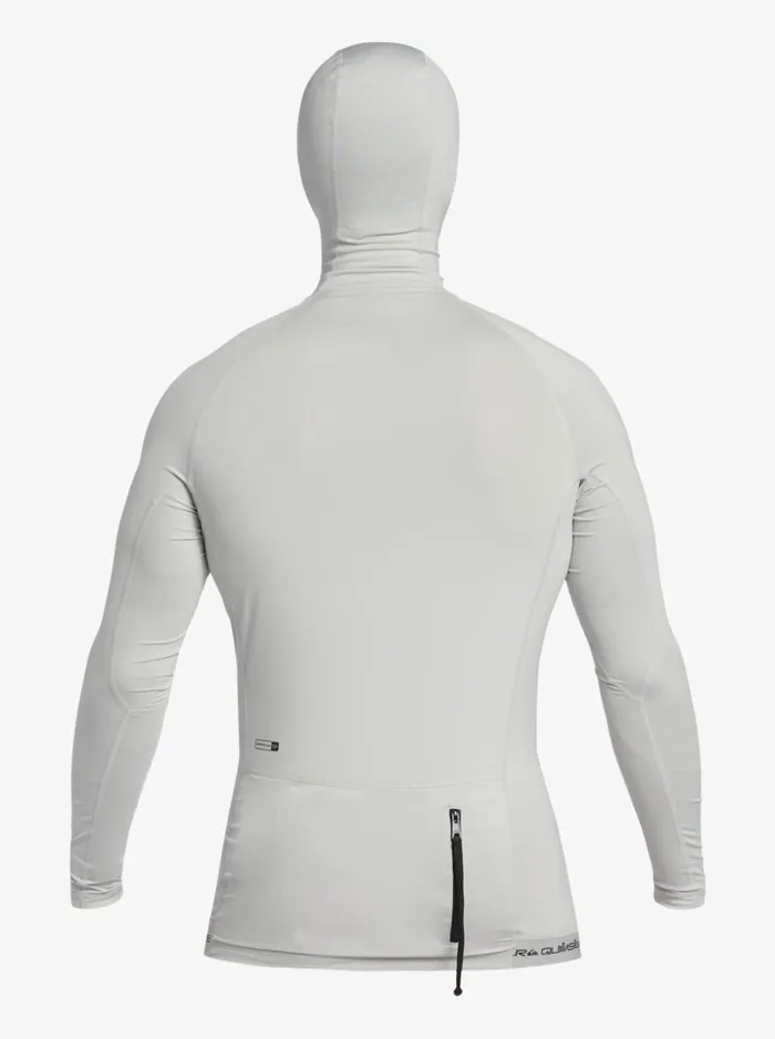 Men Quiksilver Rashguards Storm Tripper Long Sleeve UPF 50 Rashguard Gray Violet Men Quiksilver Rashguards Storm Tripper Long Sleeve UPF 50 Rashguard Gray Violet