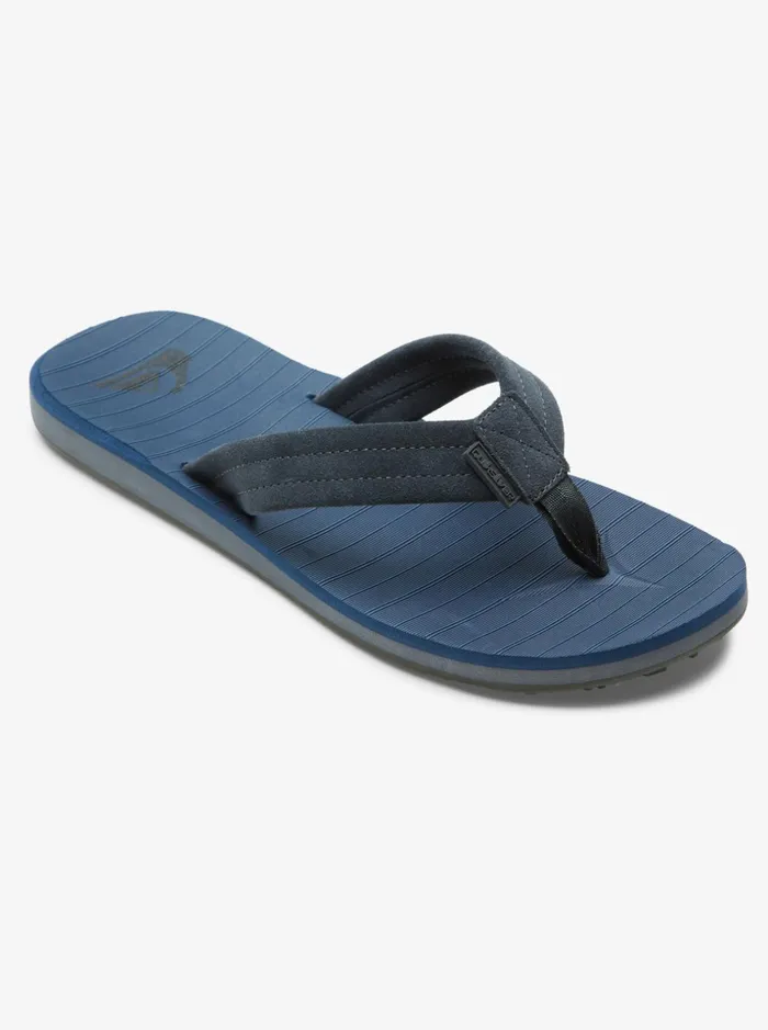 Men Quiksilver Sandals Carver Suede Core Sandals Blue 1