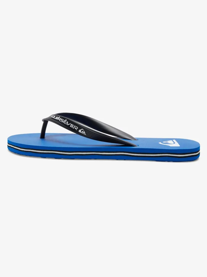 Men Quiksilver Sandals Molokai Core FlipFlops Blue 1 Men Quiksilver Sandals Molokai Core FlipFlops Blue 1