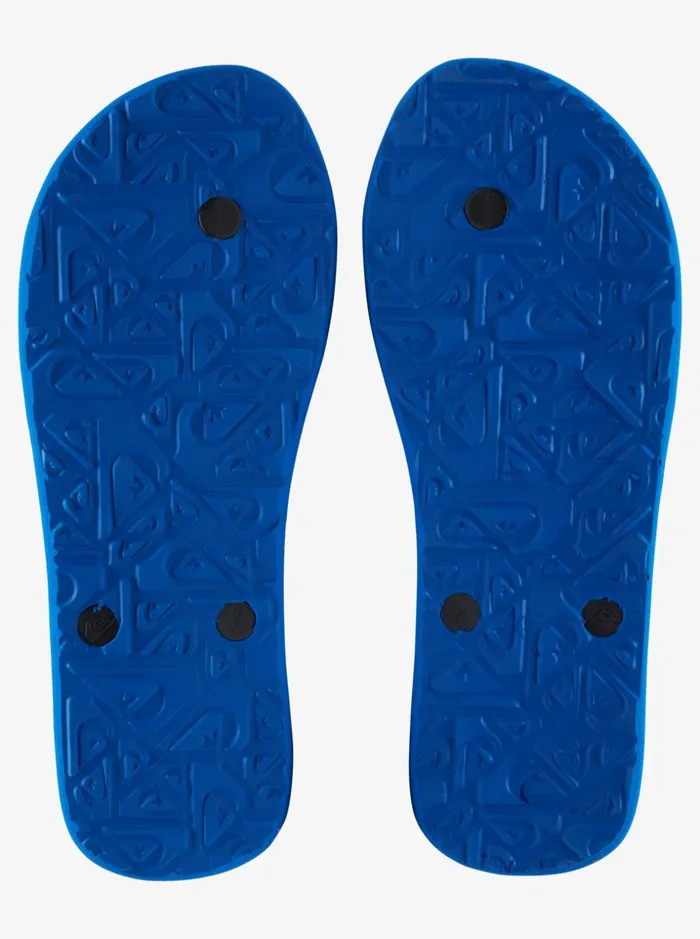 Men Quiksilver Sandals Molokai Core FlipFlops Blue 1 Men Quiksilver Sandals Molokai Core FlipFlops Blue 1