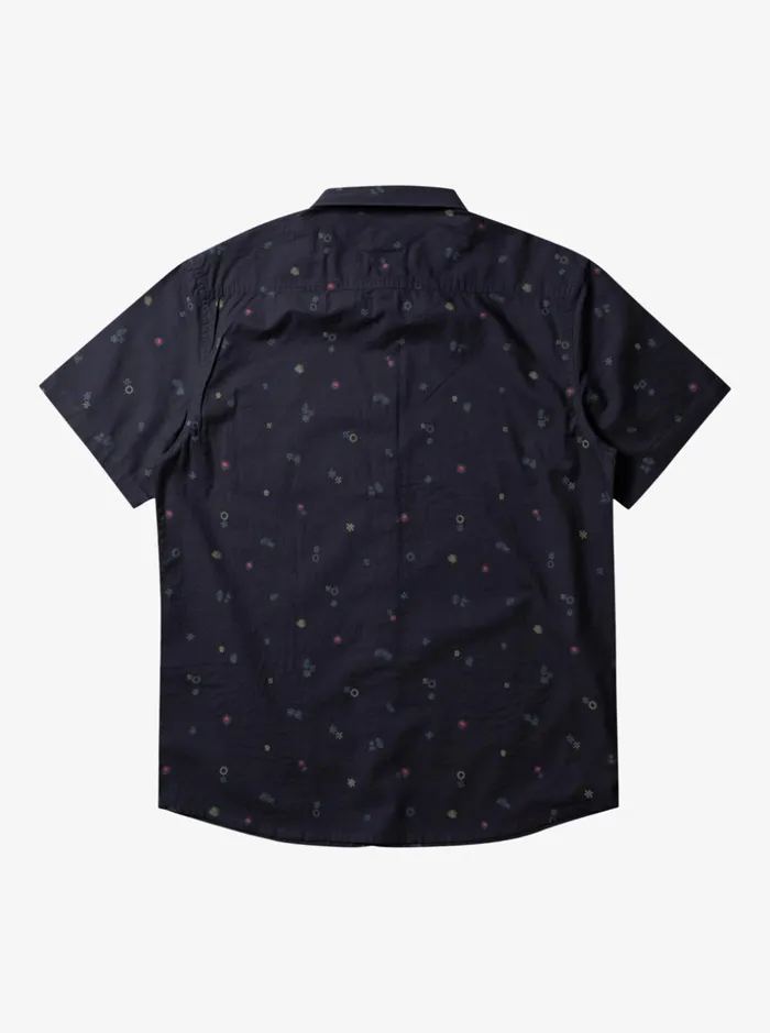 Men Quiksilver Shirts and Polos Peaceful Rave Short Sleeve Shirt Tarmac Peaceful Rave Ss Men Quiksilver Shirts and Polos Peaceful Rave Short Sleeve Shirt Tarmac Peaceful Rave Ss