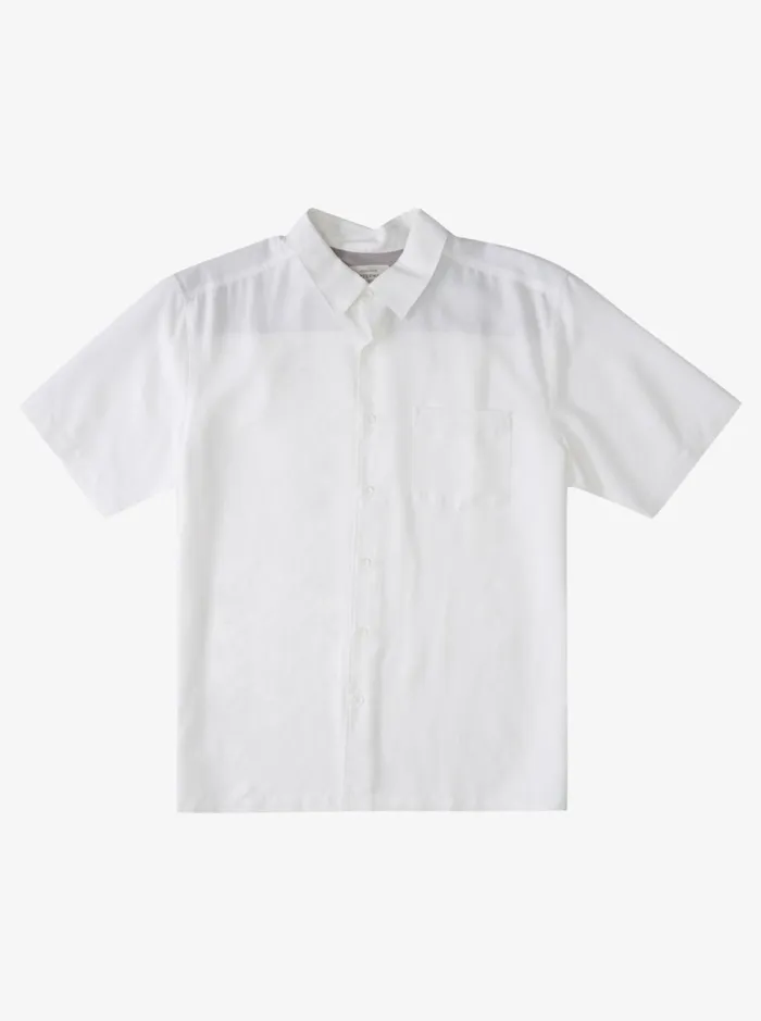 Men Quiksilver Shirts and Polos Waterman Centinela Premium AntiWrinkle Shirt White Centinella Men Quiksilver Shirts and Polos Waterman Centinela Premium AntiWrinkle Shirt White Centinella