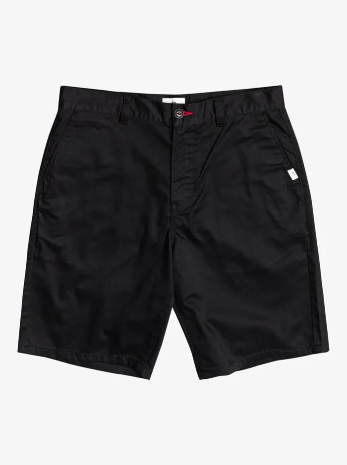 Men Quiksilver Shorts and Amphibians Crest Chino Chino 21034 Shorts Black