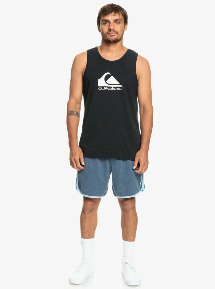 Men Quiksilver Shorts and Amphibians Scallop Terry Sweat Shorts Midnight Navy Heather Men Quiksilver Shorts and Amphibians Scallop Terry Sweat Shorts Midnight Navy Heather