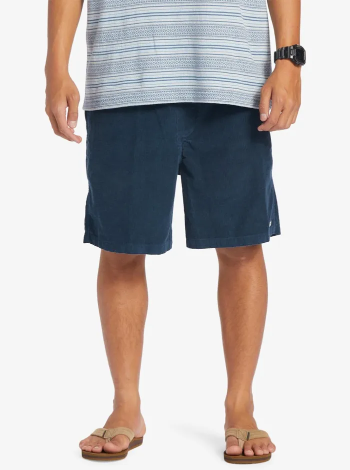 Men Quiksilver Shorts and Amphibians Taxer Cord Shorts Midnight Navy Men Quiksilver Shorts and Amphibians Taxer Cord Shorts Midnight Navy