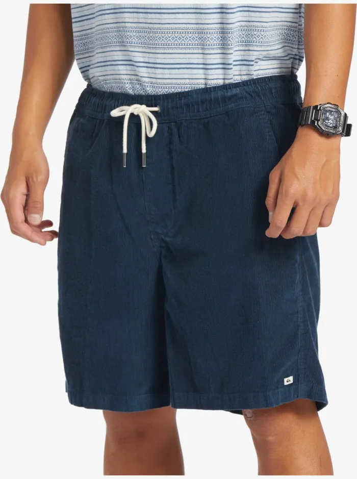 Men Quiksilver Shorts and Amphibians Taxer Cord Shorts Midnight Navy Men Quiksilver Shorts and Amphibians Taxer Cord Shorts Midnight Navy