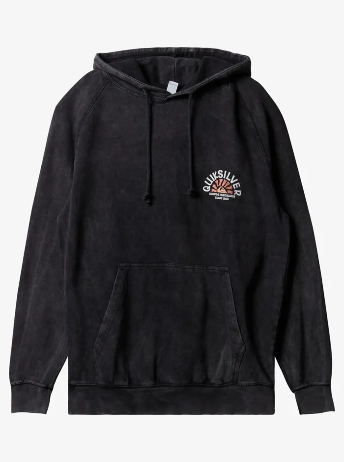 Men Quiksilver Sweatshirts and Hoodies Sunset Mind Hoodie Black