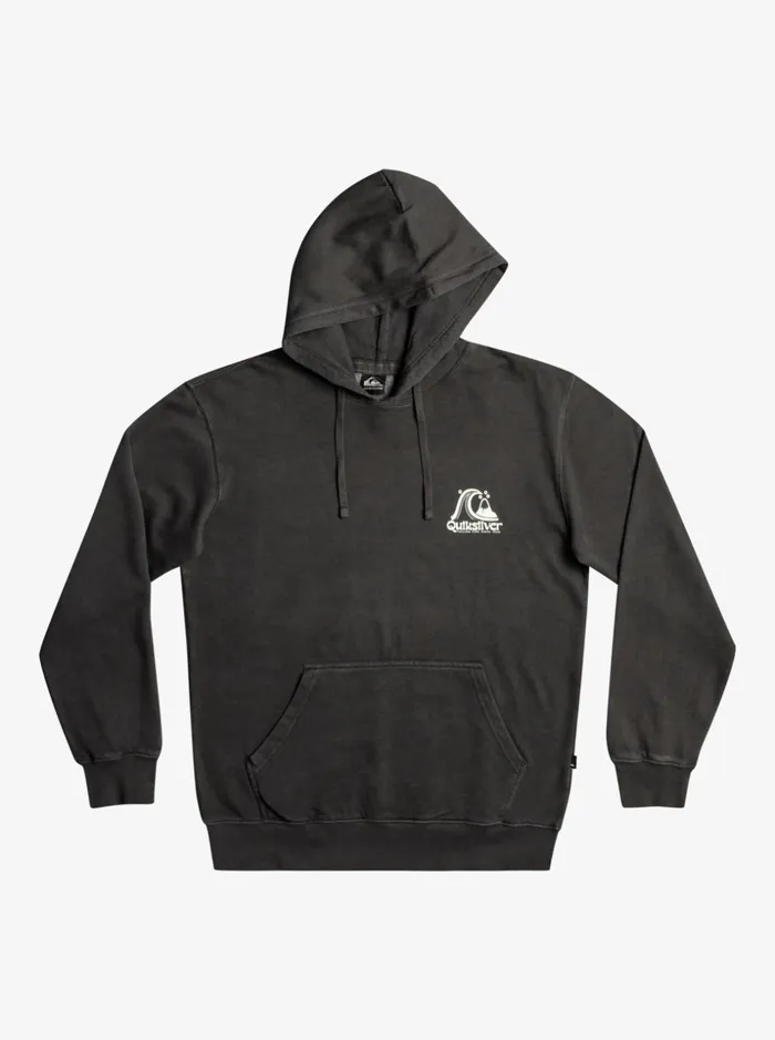 Men Quiksilver Sweatshirts and Hoodies Sweet As Slab Fleece Top Tarmac