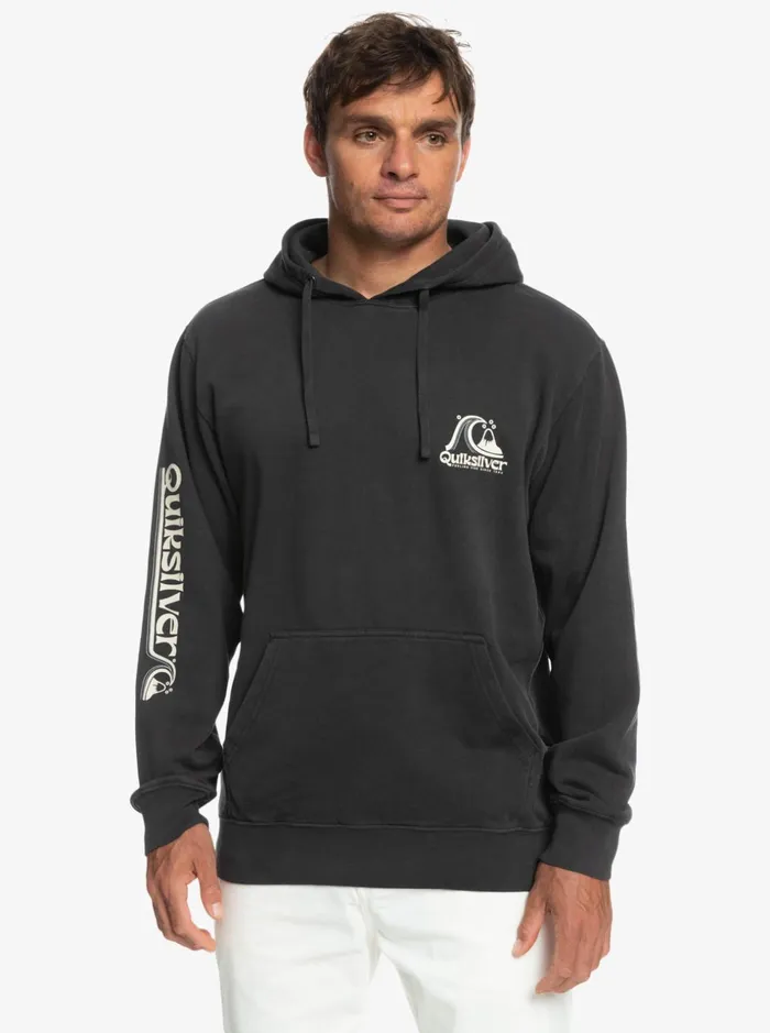 Men Quiksilver Sweatshirts and Hoodies Sweet As Slab Fleece Top Tarmac Men Quiksilver Sweatshirts and Hoodies Sweet As Slab Fleece Top Tarmac