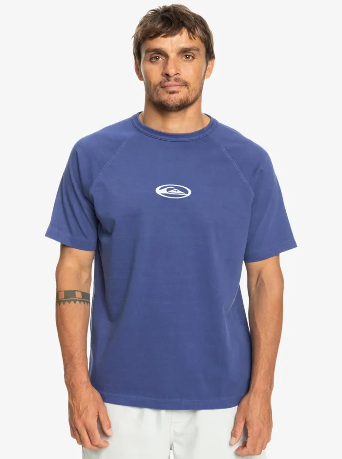 Men Quiksilver Tees Alpha Dog TShirt Royal Men Quiksilver Tees Alpha Dog TShirt Royal