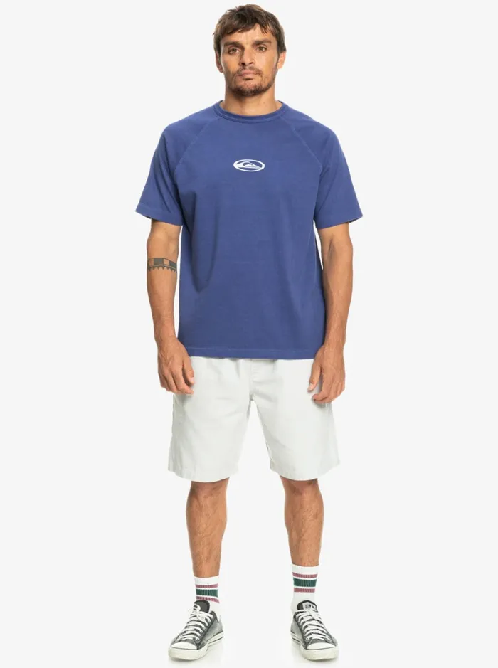 Men Quiksilver Tees Alpha Dog TShirt Royal Men Quiksilver Tees Alpha Dog TShirt Royal
