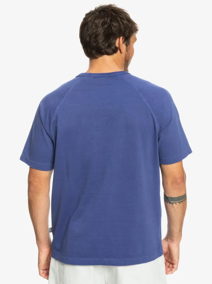 Men Quiksilver Tees Alpha Dog TShirt Royal Men Quiksilver Tees Alpha Dog TShirt Royal