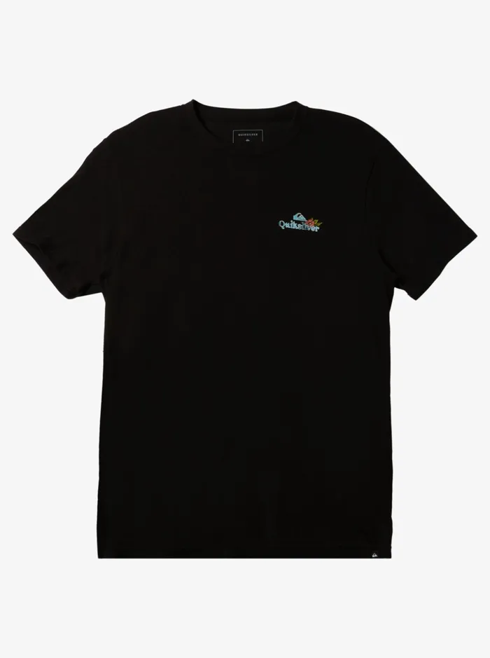 Men Quiksilver Tees California Land Of Lefts TShirt Black