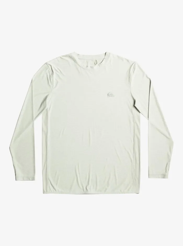 Men Quiksilver Tees Coast Runner Long Sleeve TShirt Gray Violet Heather