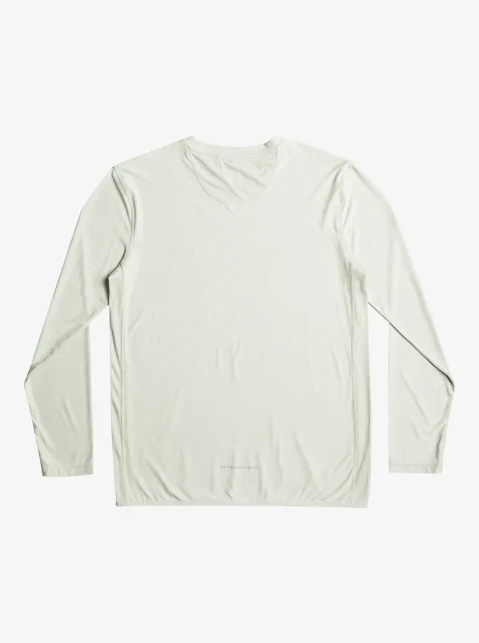 Men Quiksilver Tees Coast Runner Long Sleeve TShirt Gray Violet Heather