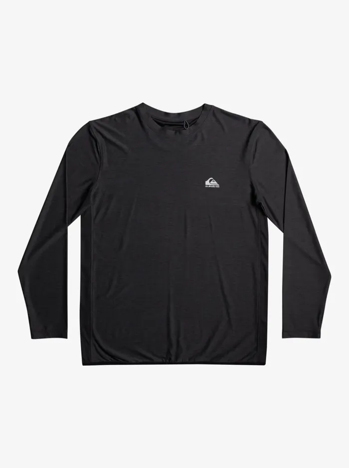 Men Quiksilver Tees Coast Runner Long Sleeve TShirt Phantom Heather