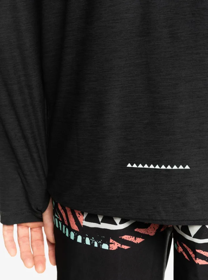 Men Quiksilver Tees Coast Runner Long Sleeve TShirt Phantom Heather Men Quiksilver Tees Coast Runner Long Sleeve TShirt Phantom Heather