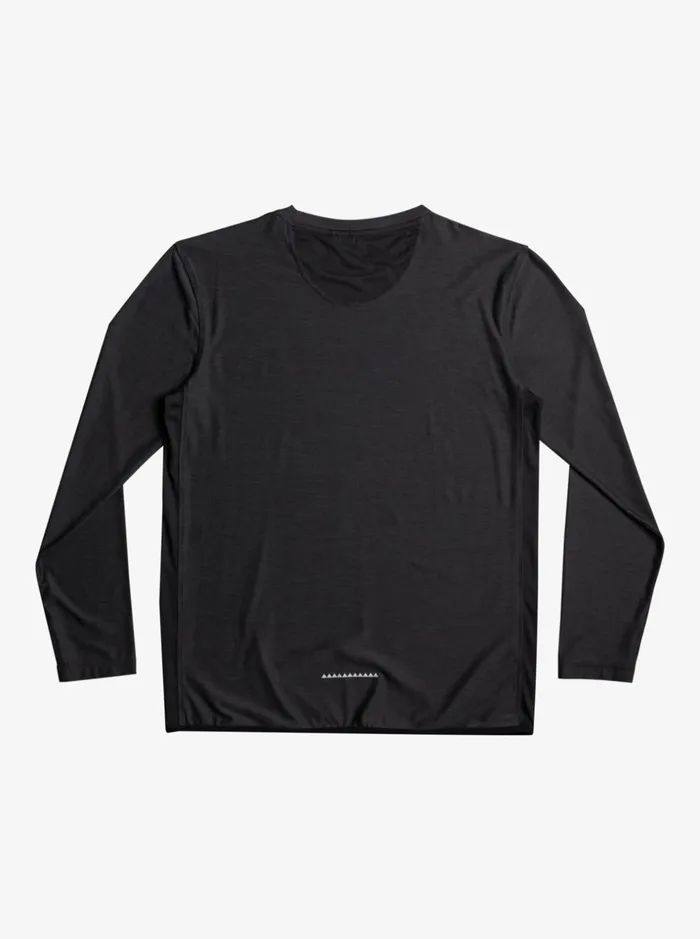 Men Quiksilver Tees Coast Runner Long Sleeve TShirt Phantom Heather Men Quiksilver Tees Coast Runner Long Sleeve TShirt Phantom Heather