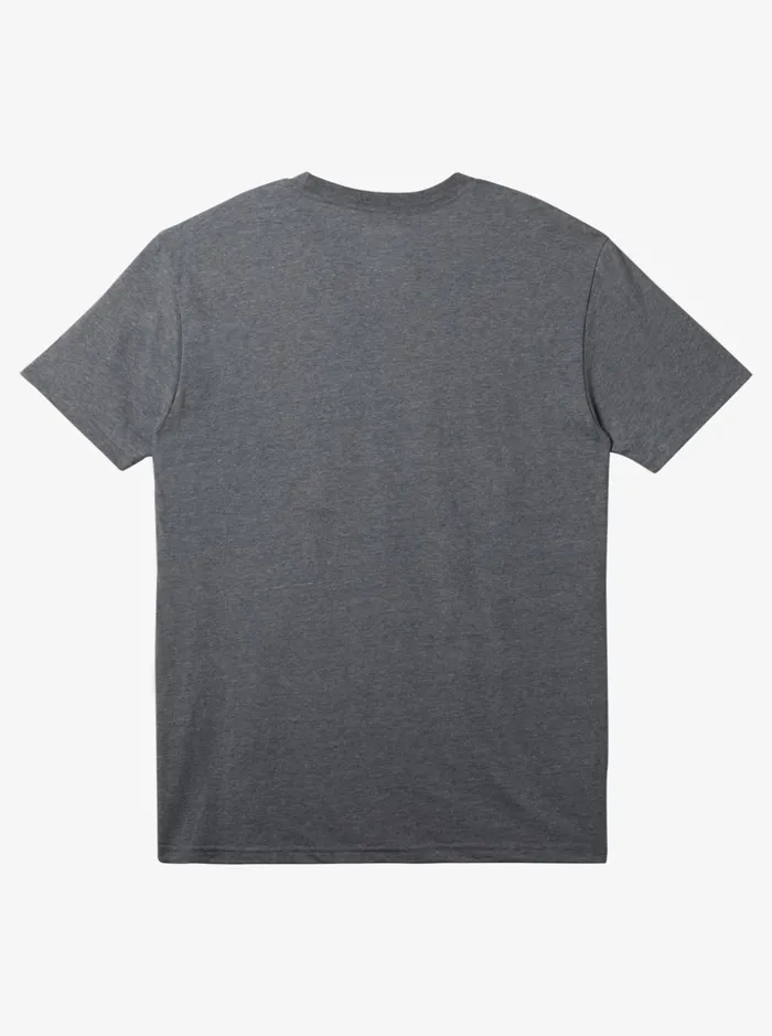 Men Quiksilver Tees Core Lockup TShirt Medium Grey Heather Men Quiksilver Tees Core Lockup TShirt Medium Grey Heather