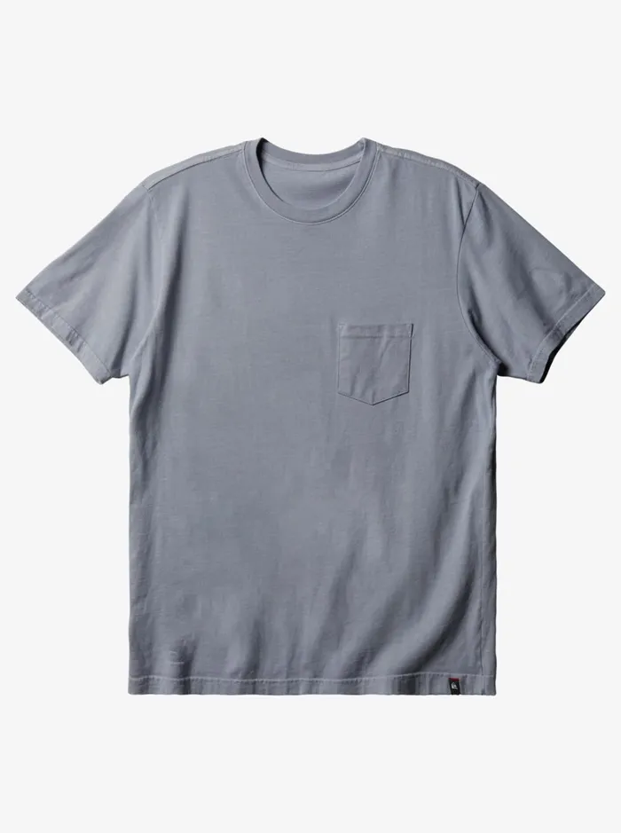 Men Quiksilver Tees Everyday Pocket TShirt Sleet