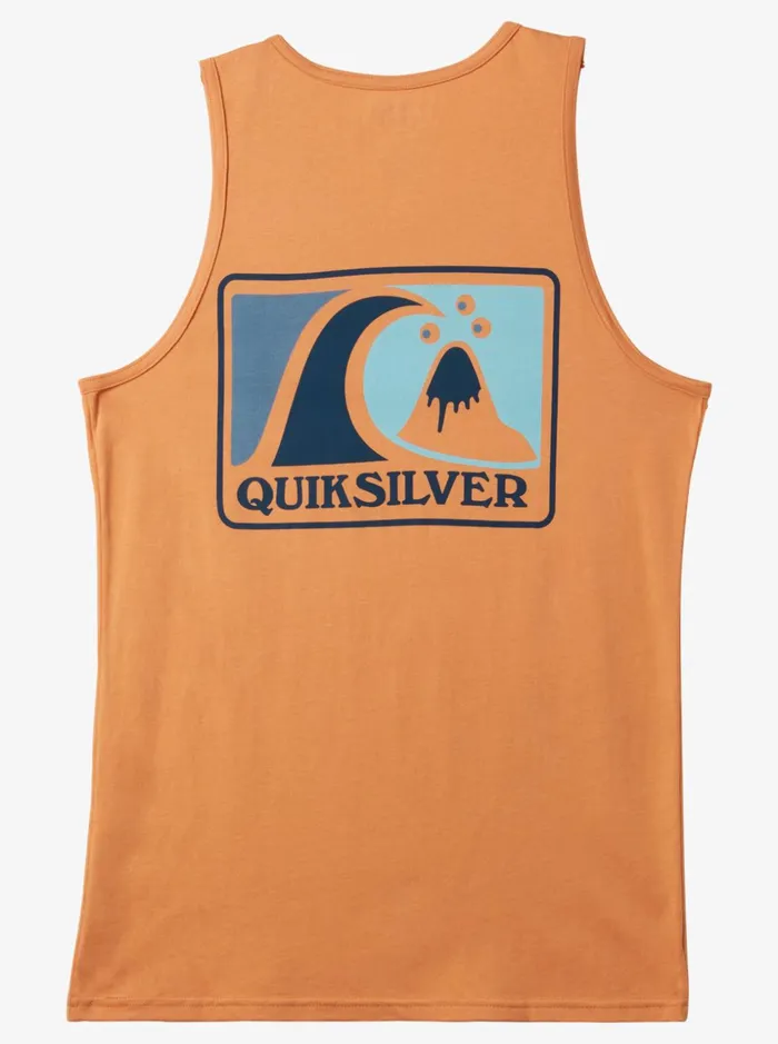 Men Quiksilver Tees Mellow Bubble Tank Copper Tan Men Quiksilver Tees Mellow Bubble Tank Copper Tan