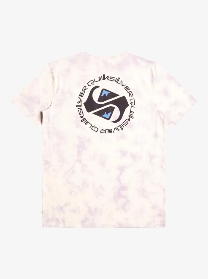 Men Quiksilver Tees Omni Circle TShirt Birch
