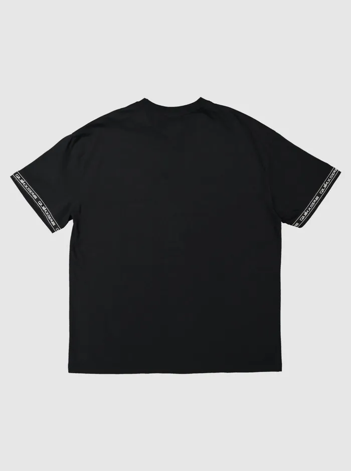 Men Quiksilver Tees Quik X Stab 90s TShirt Black Men Quiksilver Tees Quik X Stab 90s TShirt Black
