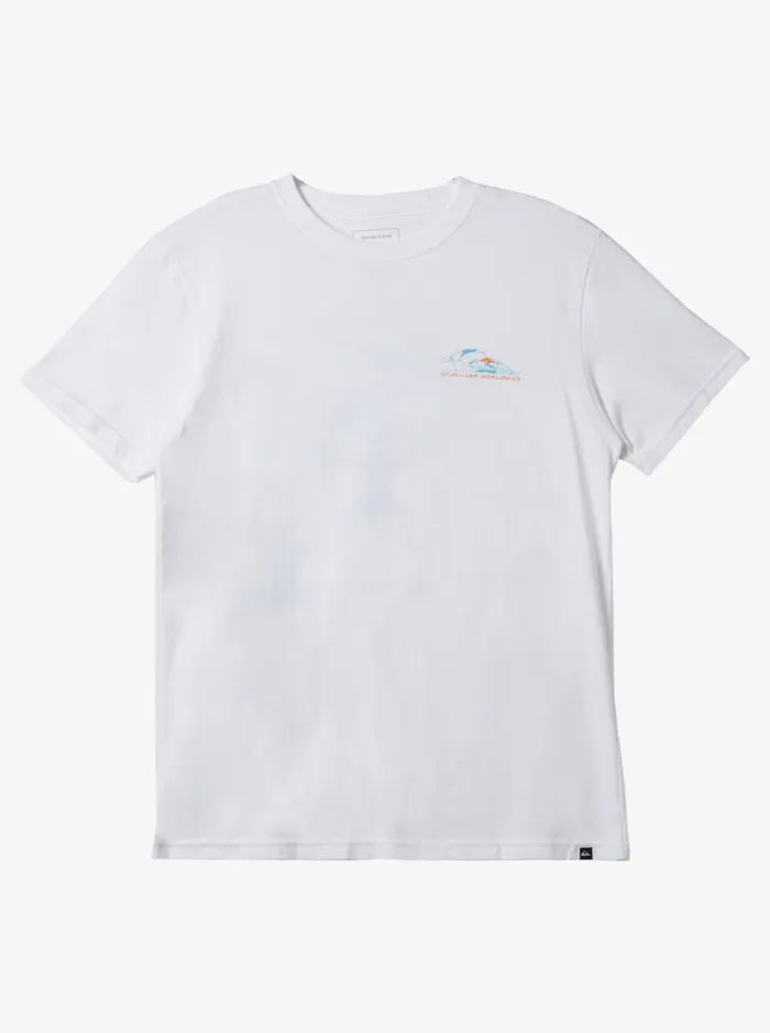 Men Quiksilver Tees Quikm TShirt White