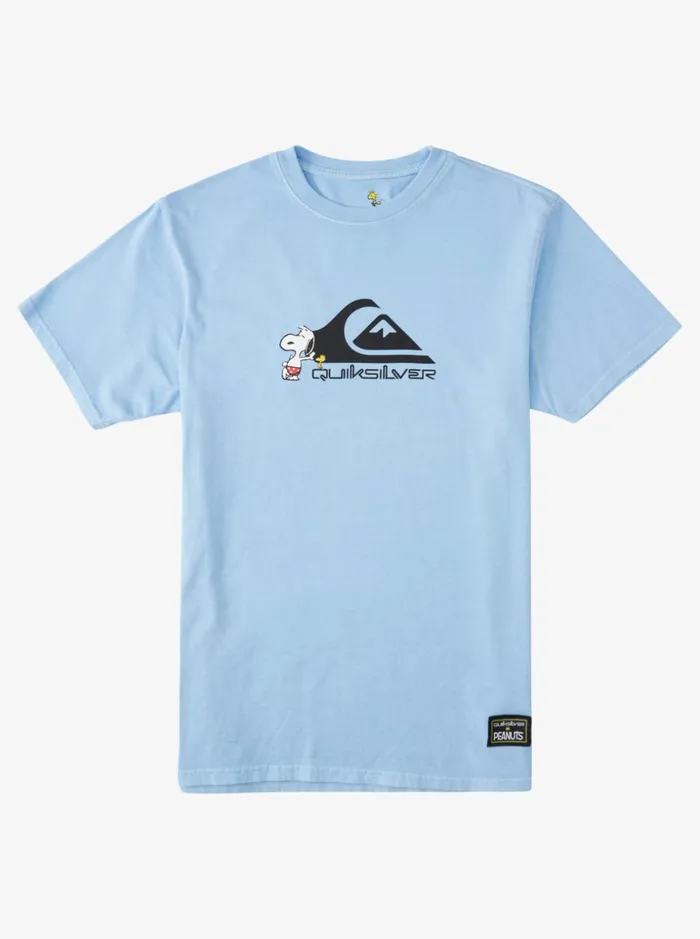 Men Quiksilver Tees Quiksilver X Peanuts Local Legends TShirt Airy Blue