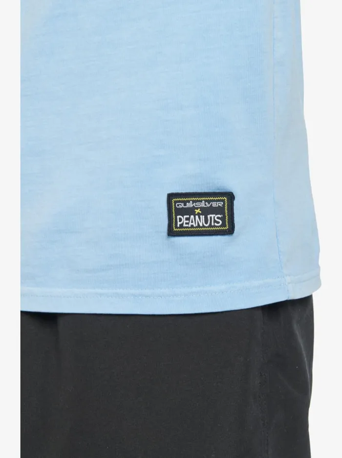 Men Quiksilver Tees Quiksilver X Peanuts Local Legends TShirt Airy Blue