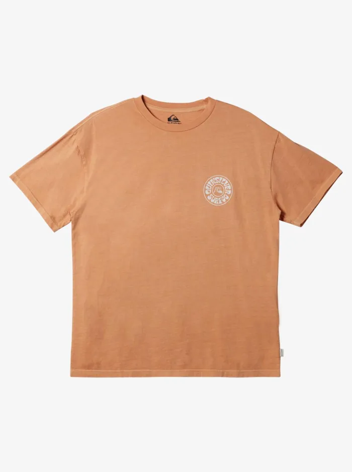 Men Quiksilver Tees Stranger Days TShirt Copper Tan
